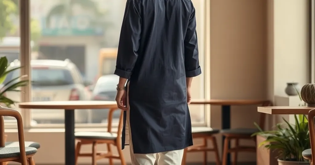 A guide to styling the regular fit short kurta — editorial image, VELLEE LUXE Journal