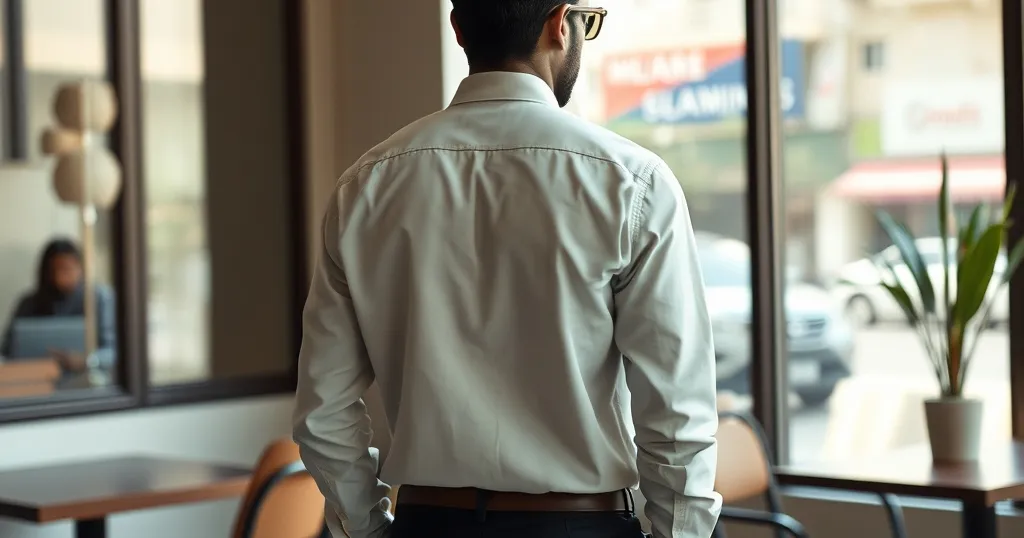 How to style a formal shirt for daily urban dressing — editorial image, VELLEE LUXE Journal