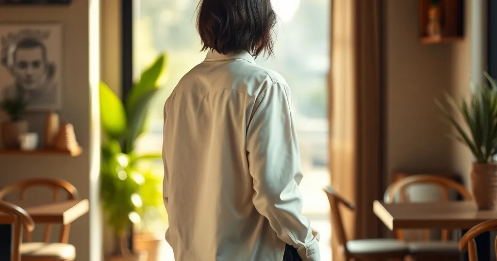 How to style a formal shirt casually for women — editorial image, VELLEE LUXE Journal
