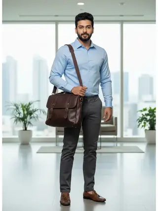 Oxford Cotton Solid Regular Fit Shirt in Light Blue